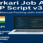 Sarkari Job API PHP Script